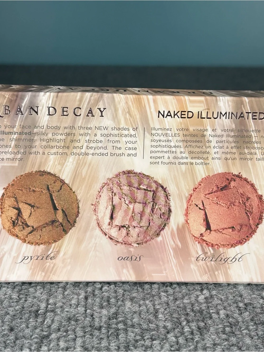 Urban Decay Naked *Illuminated Trio* Shimmering Powder ~ New In Box